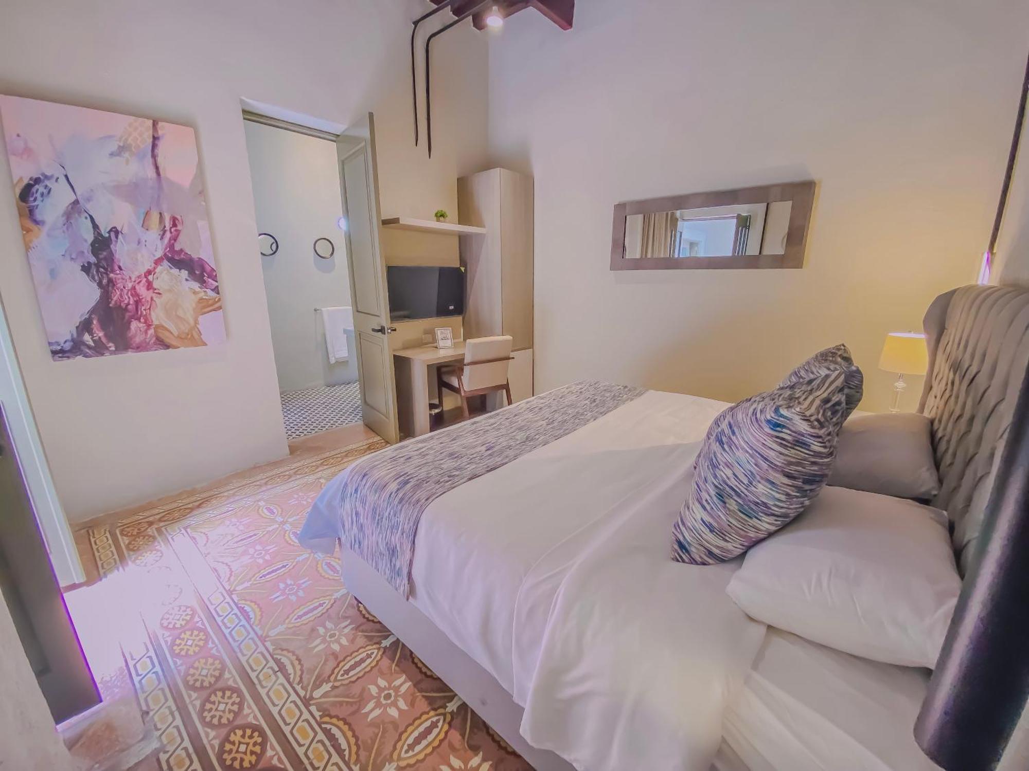 Casa Sta Ines Hotel Puebla Bagian luar foto