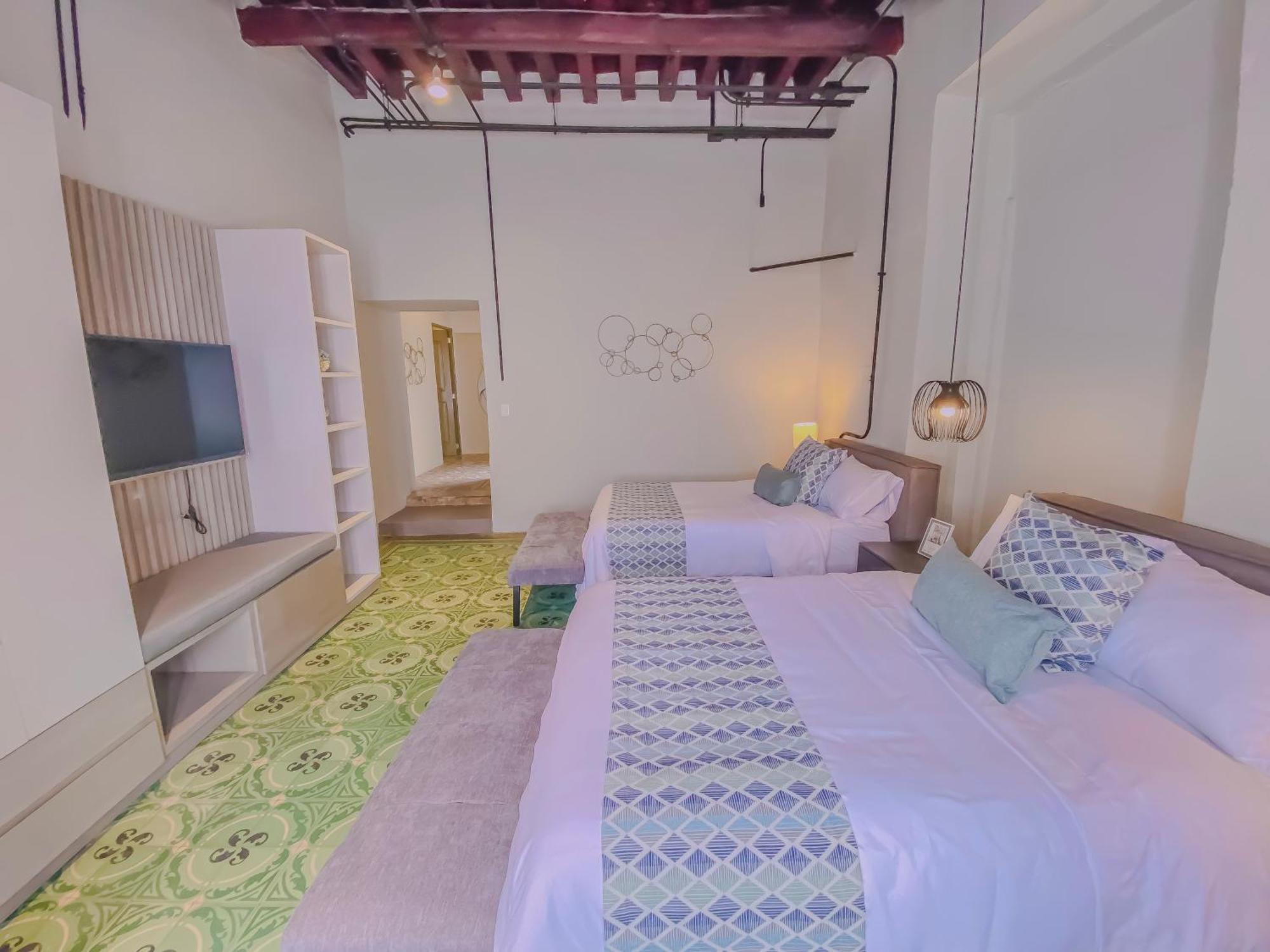 Casa Sta Ines Hotel Puebla Bagian luar foto