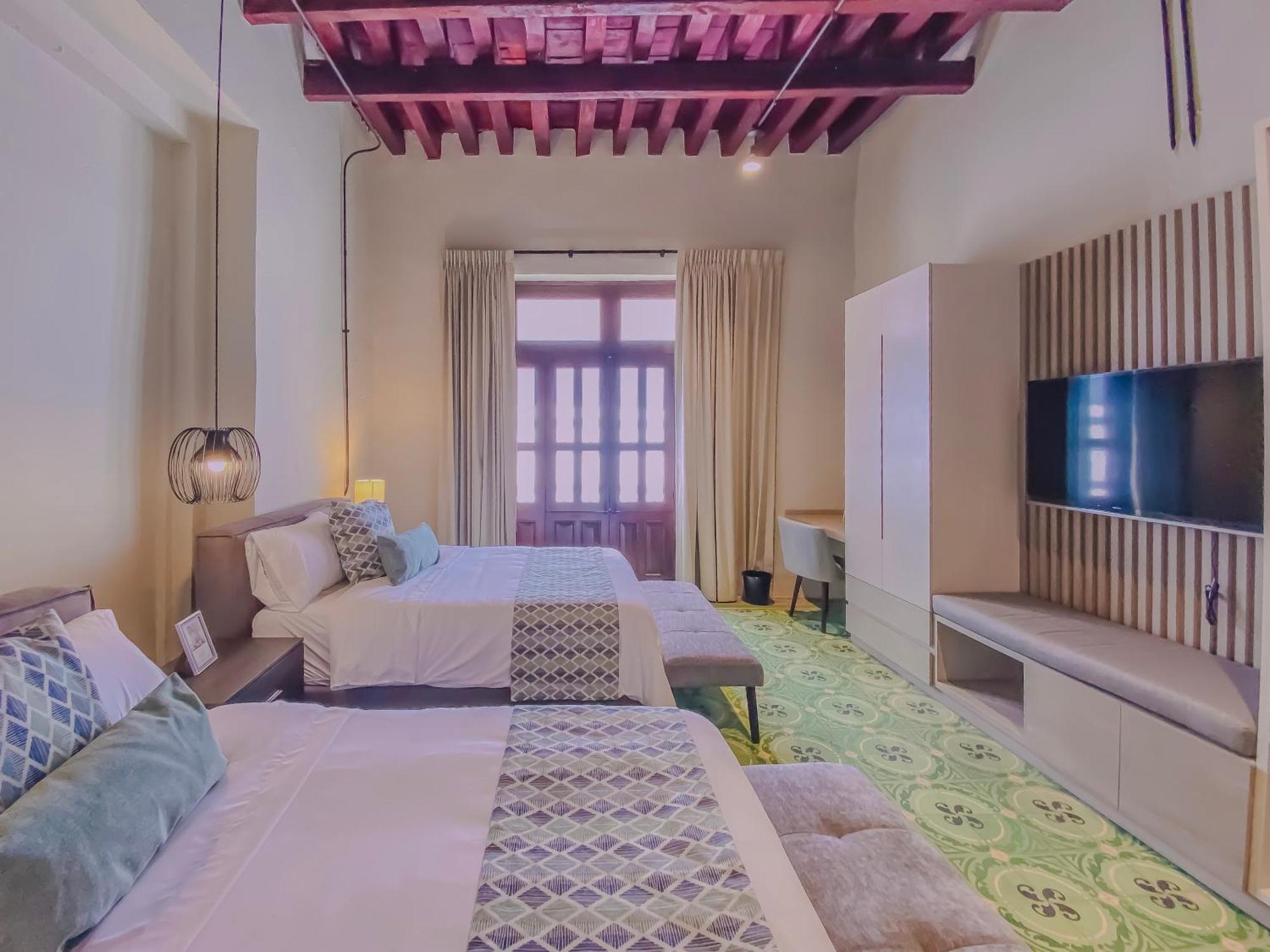 Casa Sta Ines Hotel Puebla Bagian luar foto