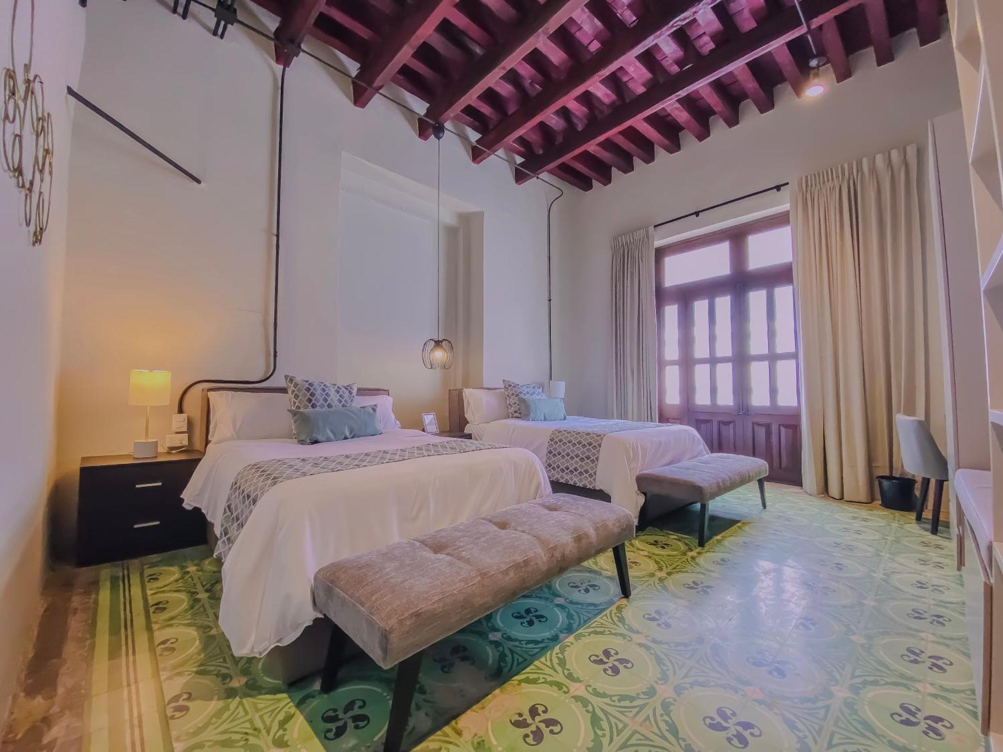 Casa Sta Ines Hotel Puebla Bagian luar foto